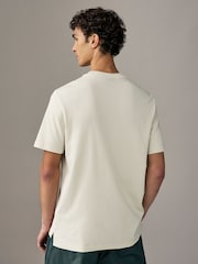 Lyle & Scott White Relaxed Fit Crew Neck 100% Cotton T-Shirt - Image 1 of 3