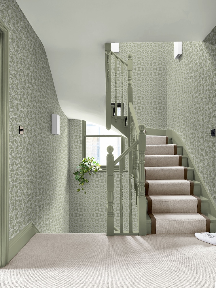 Graham & Brown Green Hopwood Cottage Wallpaper - Image 1 of 3