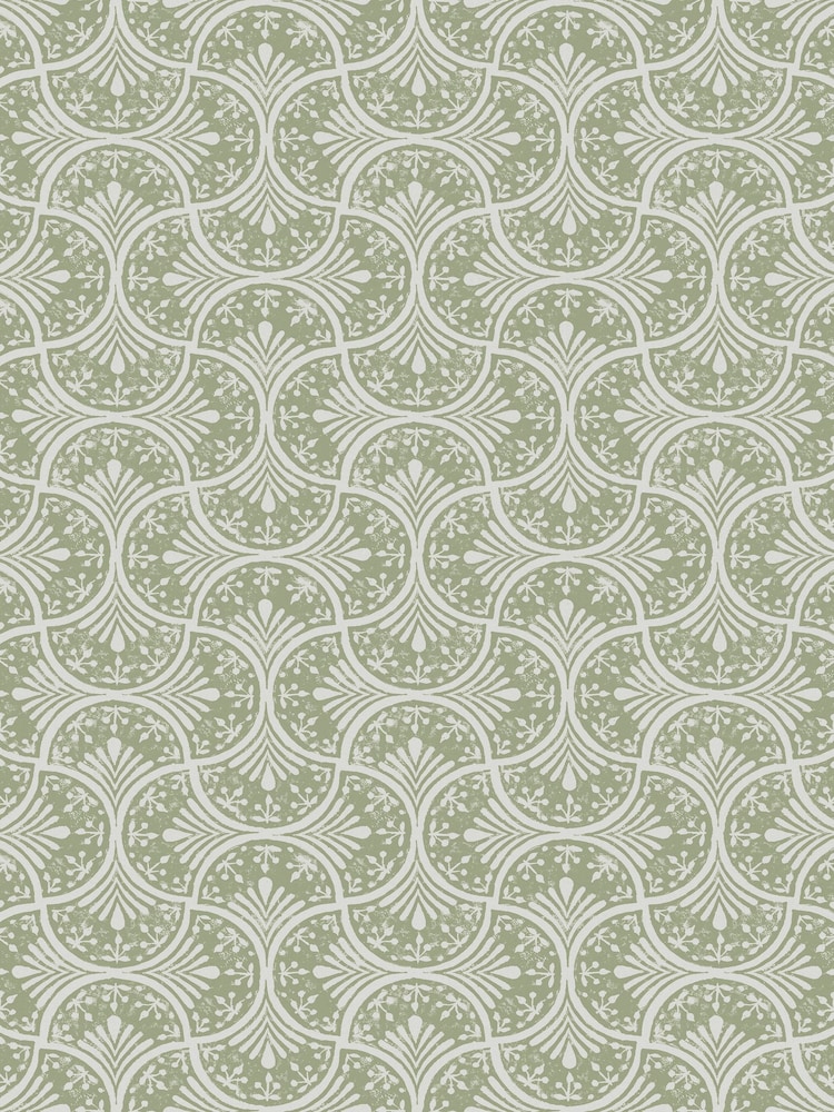 Graham & Brown Green Hopwood Cottage Wallpaper - Image 2 of 3