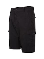 Mountain Warehouse Black Mens Lakeside 100% Cotton Cargo Shorts - Image 3 of 5