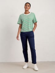 Seasalt Cornwall Blue Waterdance Trousers - Image 1 of 4