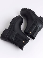 River Island Black Girls Stud Chelsea Boots - Image 3 of 4