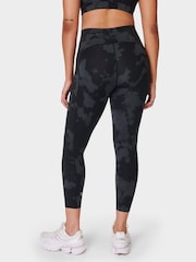 Sweaty Betty Black Fade Print 7/8 Length Power UltraSculpt 7/8 High Waist Leggings - Image 2 of 8