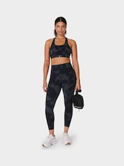 Sweaty Betty Black Fade Print 7/8 Length Power UltraSculpt 7/8 High Waist Leggings - Image 3 of 8