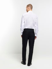 River Island Black Ground Stretch Suit Jacket - Image 2 of 4