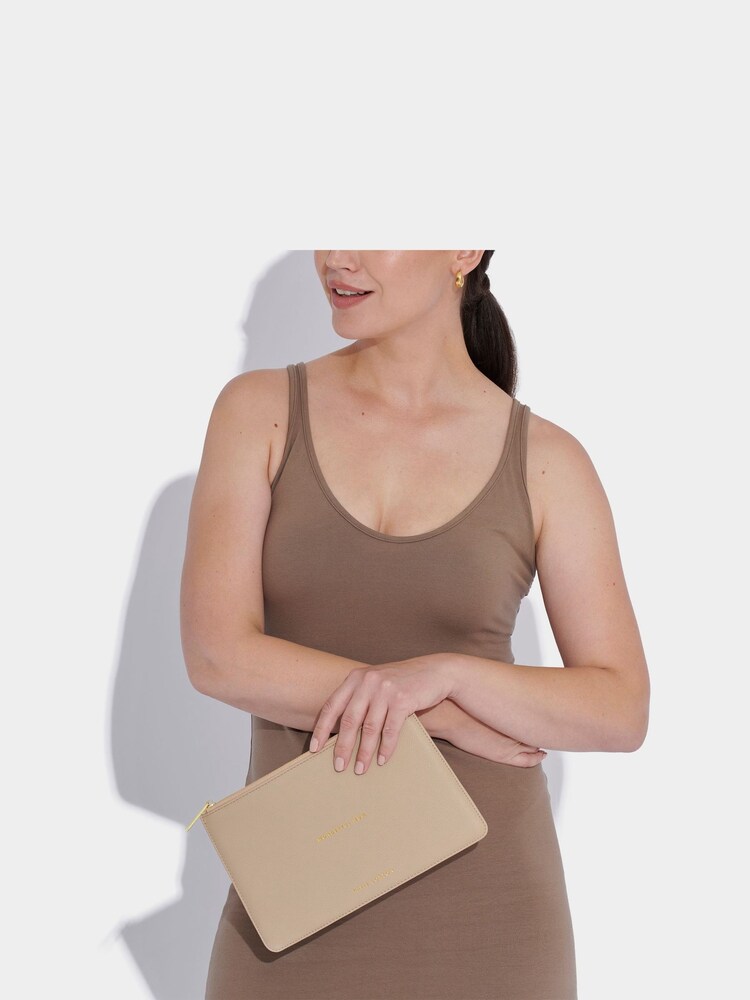 Katie Loxton Wonderful Mum Sentiment Zip Through Clutch Bag - Image 2 of 4