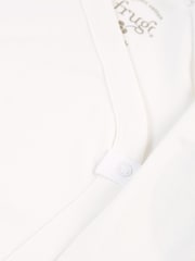 Frugi Sloth Print Wrap Around White Bodysuit 2 Pack - Image 4 of 6