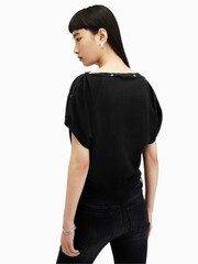 AllSaints Black Eli Sleeveless Top - Image 2 of 6