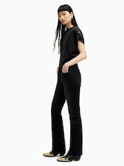 AllSaints Black Eli Sleeveless Top - Image 3 of 6