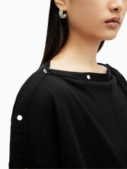 AllSaints Black Eli Sleeveless Top - Image 5 of 6
