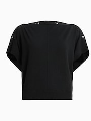 AllSaints Black Eli Sleeveless Top - Image 6 of 6