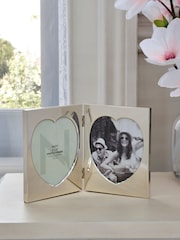 Silver Heart Multi Aperture Photo Frame - Image 1 of 5
