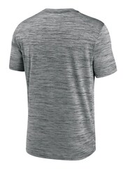 Nike Grey Miami Marlins Velocity Practice T-Shirt - Image 3 of 3