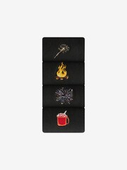 Bonfire Night Embroidered Motif Ankle Socks 4 Pack - Image 6 of 7