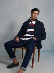 Crew Clothing Blue Classic Regular Fit Jeans - Image 1 of 5
