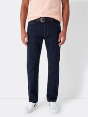 Crew Clothing Blue Classic Regular Fit Jeans - Image 4 of 5