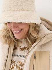 FatFace Natural Eliza Bucket Hat - Image 2 of 4