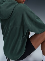 Nike Dark Green One Therma-FIT Cosy Fleece Pullover Hoodie - Image 6 of 7