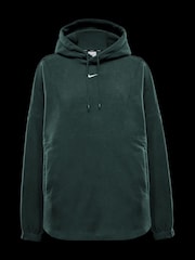 Nike Dark Green One Therma-FIT Cosy Fleece Pullover Hoodie - Image 7 of 7