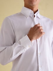 Joules Oxford Twill Shirt White Regular Fit Single Cuff - Image 5 of 8