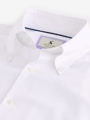 Joules Oxford Twill Shirt White Regular Fit Single Cuff - Image 7 of 8