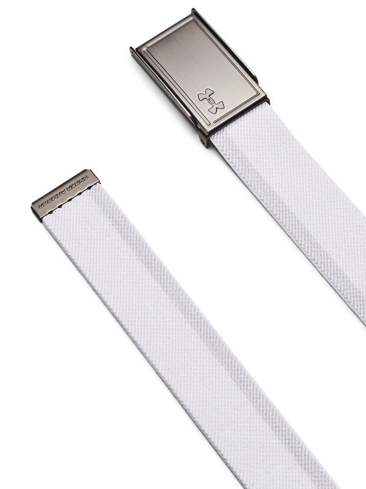 Under Armour White Drive Webbing Golf Belt - Image 1 of 2