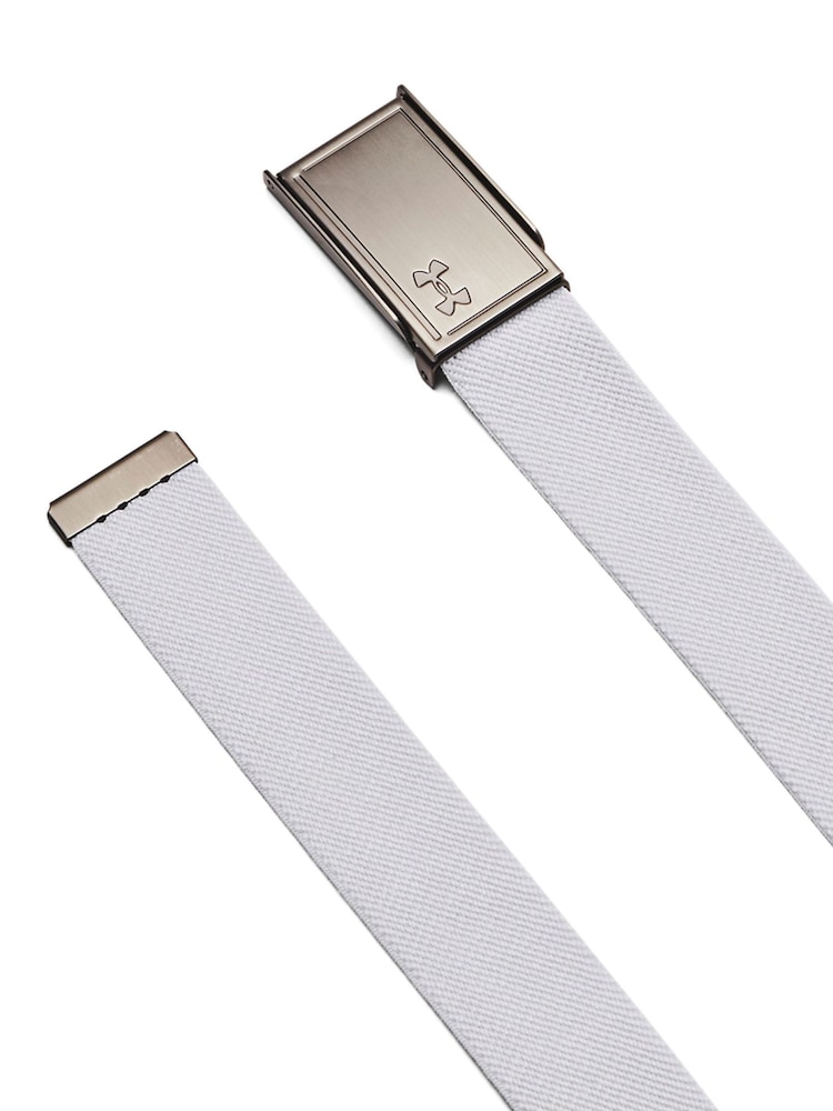 Under Armour White Drive Webbing Golf Belt - Image 2 of 2
