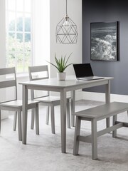 Julian Bowen Grey Kobe Compact Rectangular Table - Image 1 of 4