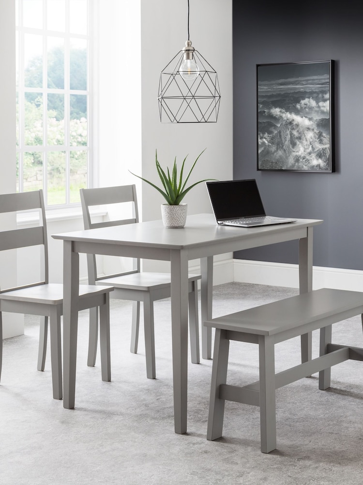 Julian Bowen Grey Kobe Compact Rectangular Table - Image 1 of 4