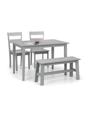 Julian Bowen Grey Kobe Compact Rectangular Table - Image 3 of 4