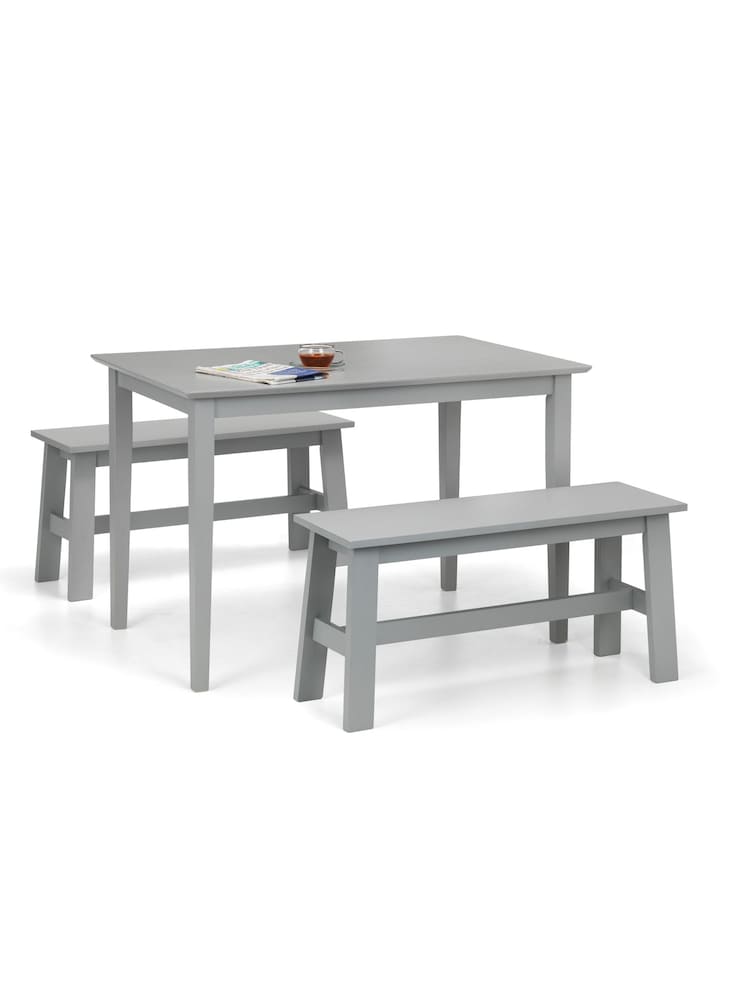 Julian Bowen Grey Kobe Compact Rectangular Table - Image 4 of 4