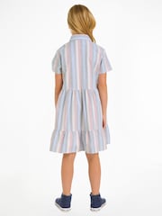 Tommy Hilfiger Red Stripe Shirt Dress - Image 2 of 6