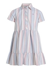 Tommy Hilfiger Red Stripe Shirt Dress - Image 4 of 6