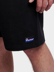 Penfield Black Mens Original Logo Sweat Shorts - Image 3 of 6