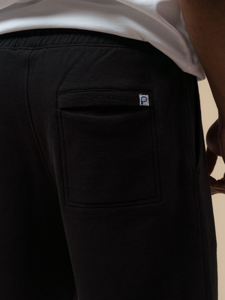 Penfield Black Mens Original Logo Sweat Shorts - Image 5 of 6
