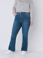 Evans Blue Bootcut Jeans - Image 1 of 4