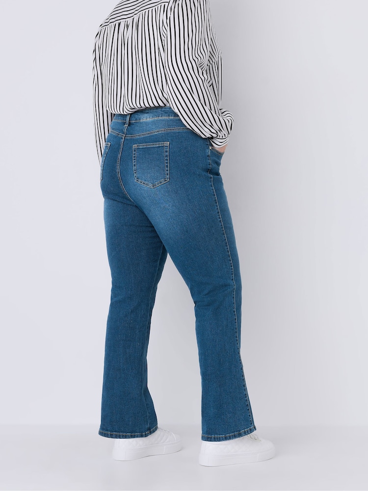 Evans Blue Bootcut Jeans - Image 2 of 4