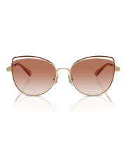 COACH Gold Tone Hc7162 Cat Eye Sunglasses - Image 1 of 5