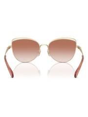 COACH Gold Tone Hc7162 Cat Eye Sunglasses - Image 3 of 5