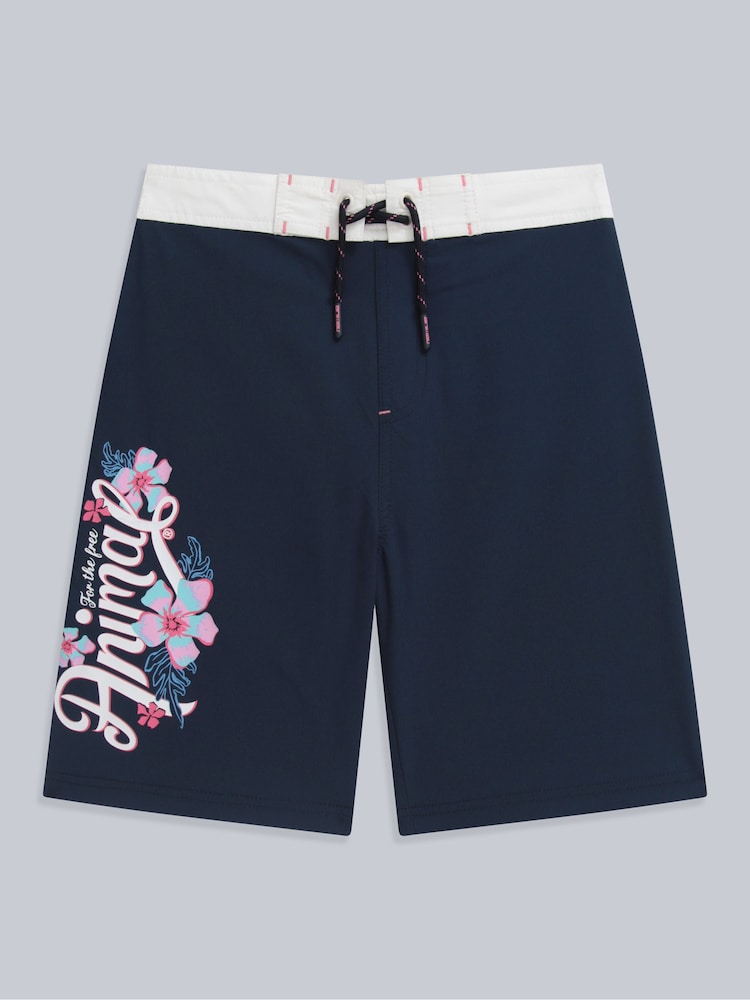 Animal Blue Girls Nora Classic Boardshorts - Image 1 of 5