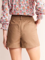 Boden Brown Westbourne Sateen Shorts - Image 2 of 4