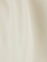 River Island Cream Girls Faux Fur Leather 100% Cotton Shorts - Image 3 of 3