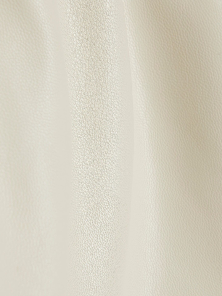 River Island Cream Girls Faux Fur Leather 100% Cotton Shorts - Image 3 of 3 River Island Cream Girls Faux Fur Leather 100% Cotton Shorts - Image 3 of 3