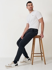 Чорний - Crew Clothing Company Slim штани чинос штани - Image 1 of 4