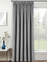 Enhanced Living Grey Thermal Blackout Singl Curtain - Image 1 of 4
