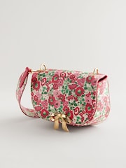 Cath Kidston Archive Ditsy Bow Saddle Cross-Body Bag - Image 3 of 9
