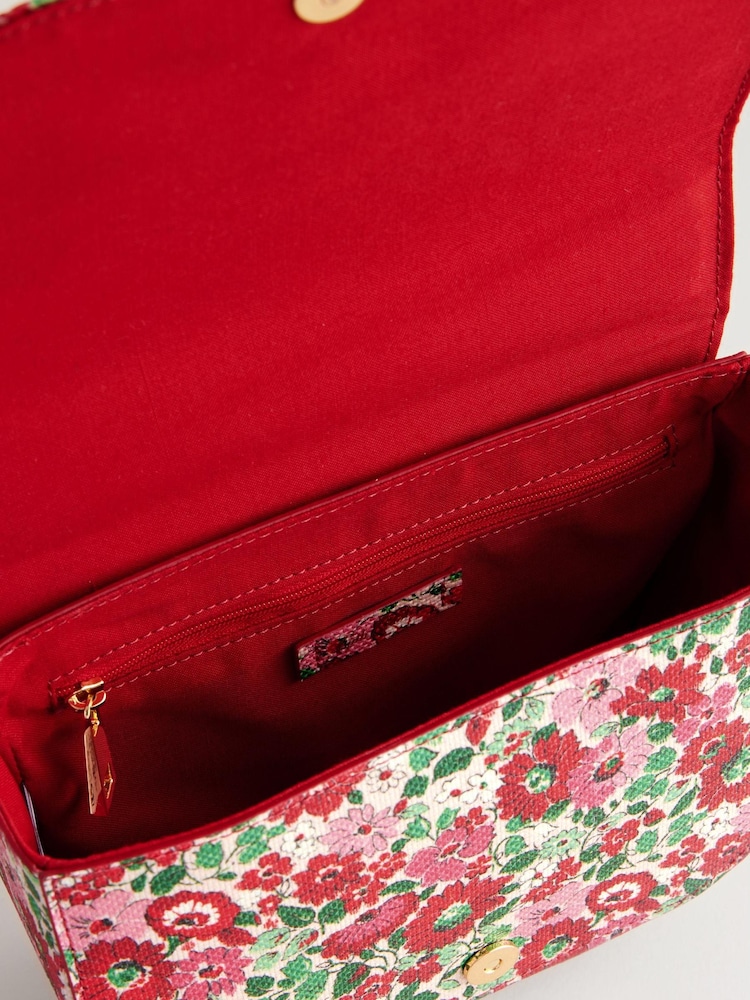 Cath Kidston Archive Ditsy Bow Saddle Cross-Body Bag - Image 9 of 9