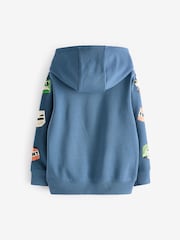 Blue Minecraft Licensed Hoodie (3-16yrs) - Image 2 of 5