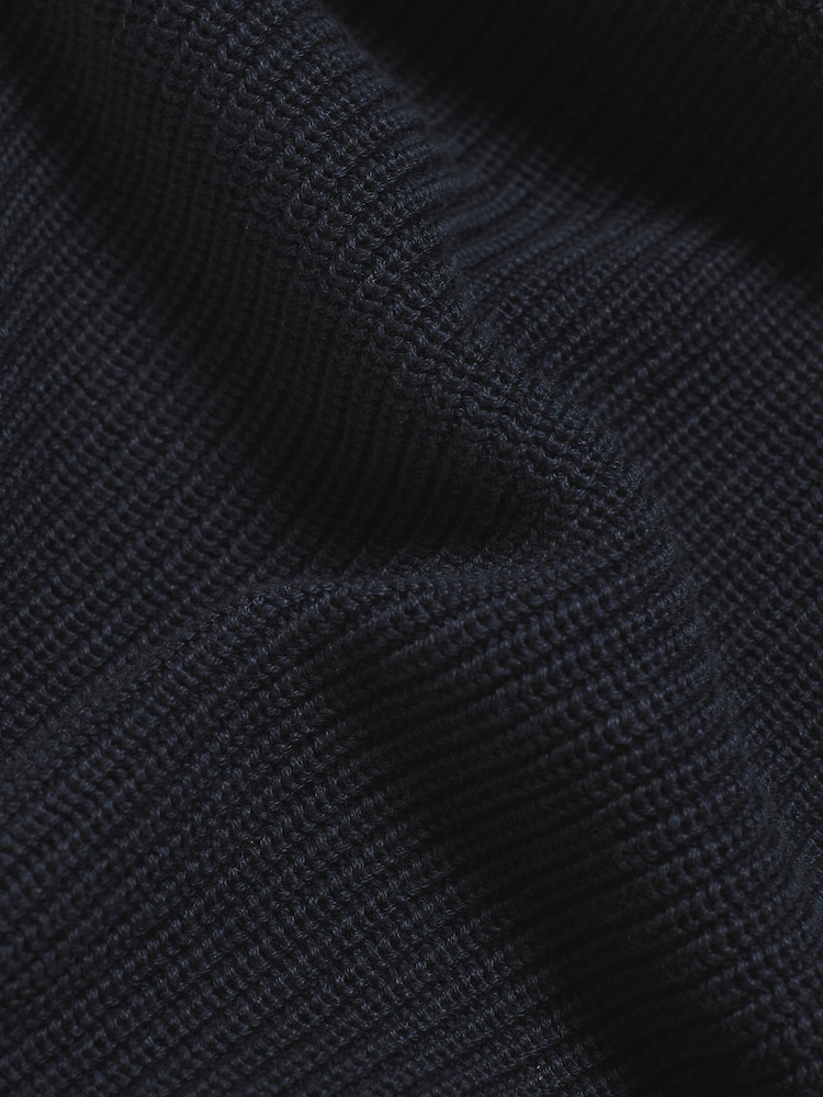 Tailored Athlete Pull Ajusté aux muscles en maille texturée 100 % coton, Col rond - Image 7 de 7