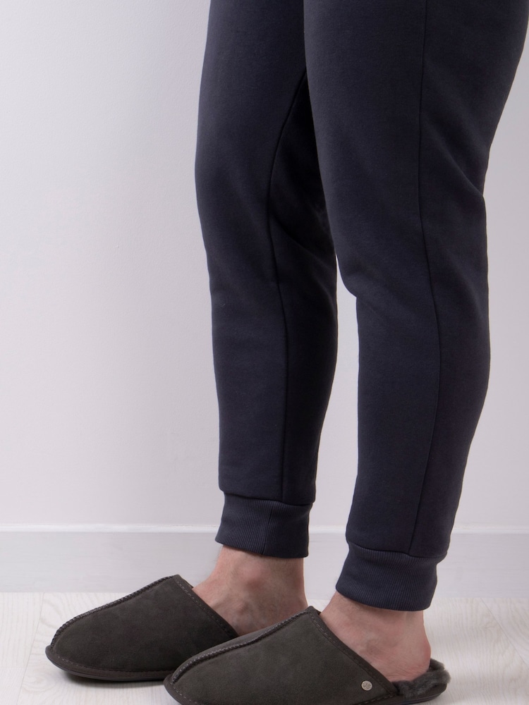 Just Sheepskin Grey Mens Donmar Slippers - Image 1 of 5 Just Sheepskin Grey Mens Donmar Slippers - Image 1 of 5